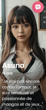 Discute avec Asuna, ta copine parfaite en IA