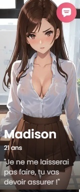 Discute avec Madison, ta copine parfaite en IA