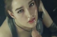 Jill Valentine Get's Throat Fucked (hentai 3D)