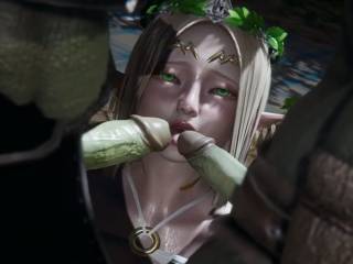 Honey Select 2 - Elf Goddess Celestin (vidéo hentai indie)