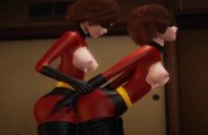 Helen Parr Gets Creampied by her Futa Clone (hentai 3D)