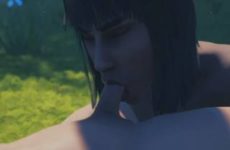 Jadeen me suce la bite dans Wild Life le jeu porno