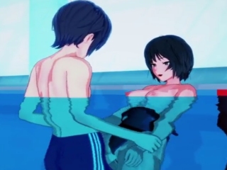 Amagami Hentai - Ai Nanasaki baise dans la piscine