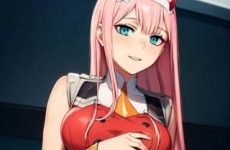 Zero Two par IA dans Darling in the Franxx