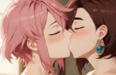 Deux filles sexy se galochent par intelligence artificielle