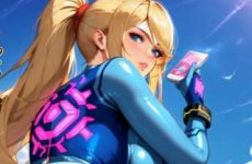 Samus Aran cameltoe dans Metroid par IA