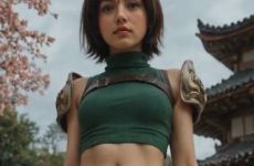 Yuffie Kisaragi ecchi par intelligence artificielle