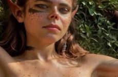 Lae'zel seins nus dans Baldur's Gate III par IA