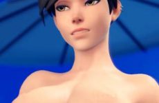 Tracer se caresse dans Overwatch 2 en 3D