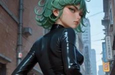 Les jolies fesses de Tatsumaki dans One Punch Man IA