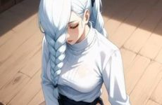 Mei Mei de Jujutsu Kaisen se caresse gentiment