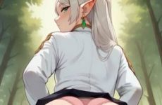 Elfe sexy aux grosses fesses générées par IA