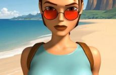 Lara Croft classique par intelligence artificielle