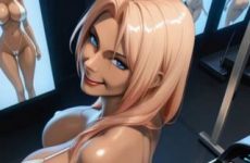 Sportive sexy en bikini par intelligence artificielle