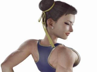 Chun-li de Street Figther VI remue ses fesses parfaites