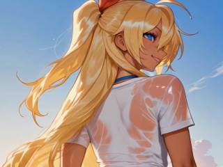 Kirisaki Chitoge de Nisekoi ultra sexy par IA