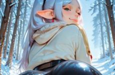 Un cameltoe sexy de Frieren par intelligence artificielle