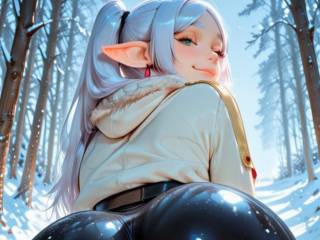 Un cameltoe sexy de Frieren par intelligence artificielle