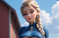Elsa de Frozen dans une tenue beaucoup trop sexy