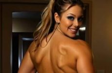 Blonde au gros fessier sexy par intelligence artificielle