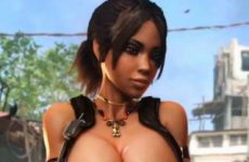 Sheva Alomar exhibe ses gros seins et ses fesses