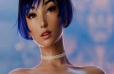 Reina Mishima de Tekken 8 par intelligence artificielle