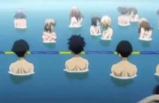 Les maillots des filles explosent en sa présence (anime ecchi)