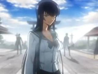 Extraits fan service de cet anime ecchi avec des zombies