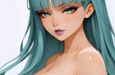 Morrigan Aensland dans une animation ecchi par IA