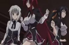 Extraits : High School DxD S1&S4 (ecchi fanservice)