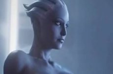 Liara T'Soni nue dans la parodie de Mass Effect ecchi