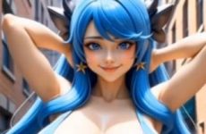 Jolie femme en bikini par intelligence artificielle