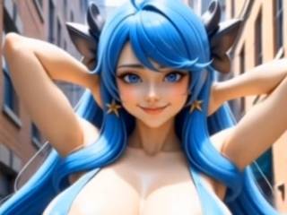 Jolie femme en bikini par intelligence artificielle