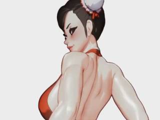 Chun-li remue ses fesses dans Street Fighter VI 3D