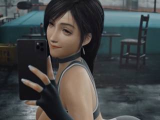 Tifa Lockhart de Final Fantasy 7 joue les bimbos