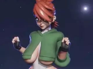 Frankie Foster aux gros seins version 3D animée