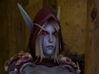 La Reine Banshee, Sylvanas Coursevent seins nus