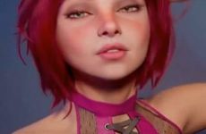 Les gros seins et les fesses de cette héroïne virtuelle