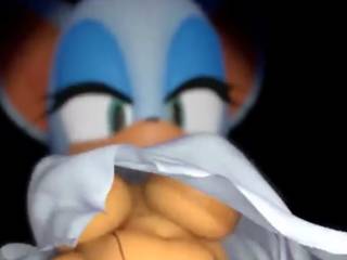 Rouge the Bat nous allume avec ses gros seins