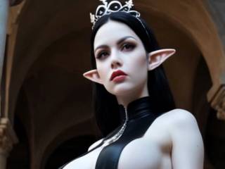 Une elfe très réaliste et sexy par intelligence artificielle