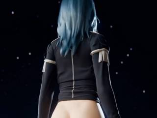 Byleth de Fire Emblem marche les fesses nues