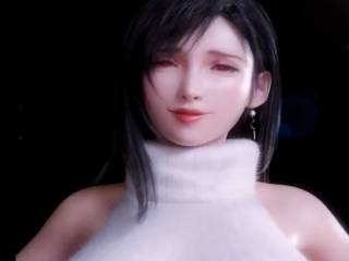 Les gros seins de Tifa Lockhart dans un ecchi 3D