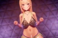 Kitagawa Marin dans une chorégraphie sexy en 3D