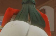 Astra Yao de Z.Z.Z. twerk ses grosses fesses en 3D