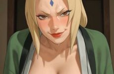 Les gros seins de Tsunade dans Naruto par IA