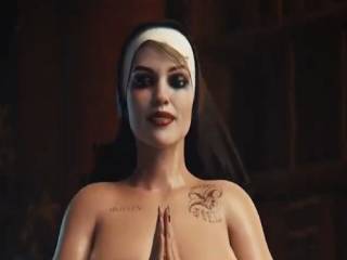 Harley Quinn en provocatrice complètement nue