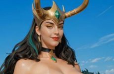 Lady Loki topless dans Marvel Rivals par IA