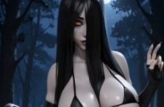 Yamamura Sadako de The Ring original par IA