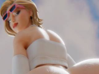 Cat Holloway de Fortnite twerk ses grosses fesses