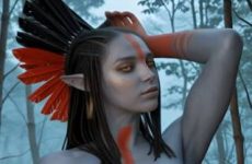 Varang de Avatar 3 complétement nue par IA